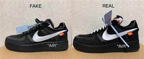 nike air force 1 low off white fake vs real|air force 1 real check.